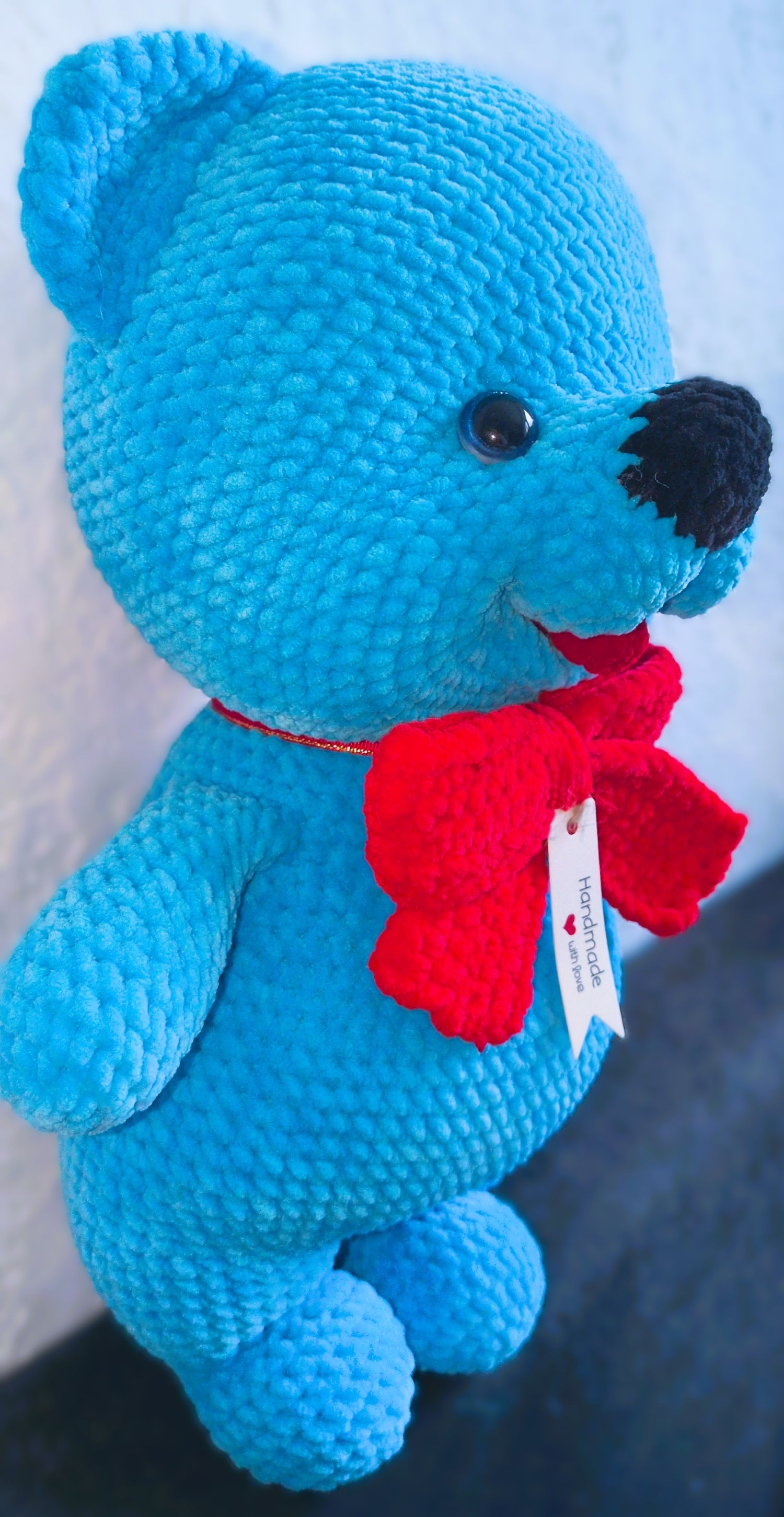 Handmade Amigurumi Bear – Soft Crochet Toy for Kids and Gifts