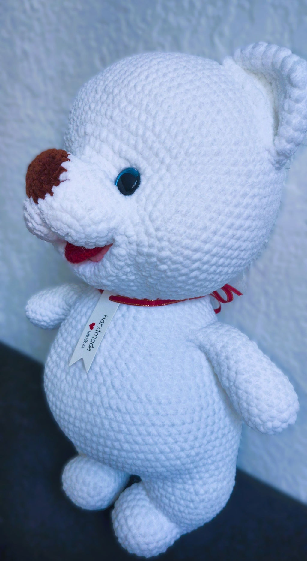Handmade Amigurumi Bear – Soft Crochet Toy for Kids and Gifts