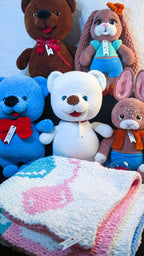 Handmade Amigurumi Bear – Soft Crochet Toy for Kids and Gifts